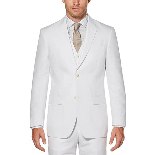 Men's Linen-Blend Suit Jacket Blazer